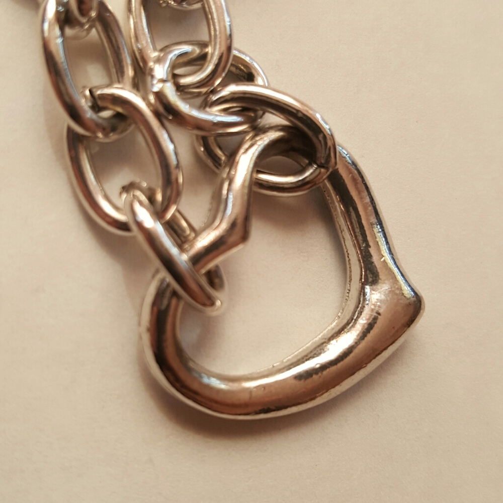 Heart chain bracelet - Picture 5 of 8